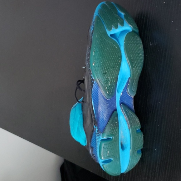 Under Armour Micro G Cam Newton SZ.8.5 Pre-owned Blue& Black. hi top - Picture 8 of 8